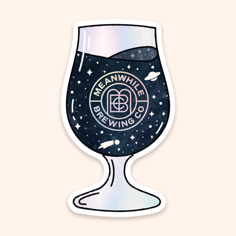 Galaxy Glass Sticker