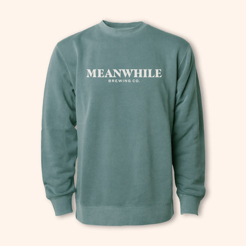 Sweatshirt - Aqua Crewneck