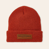 Leather Patch Beanie