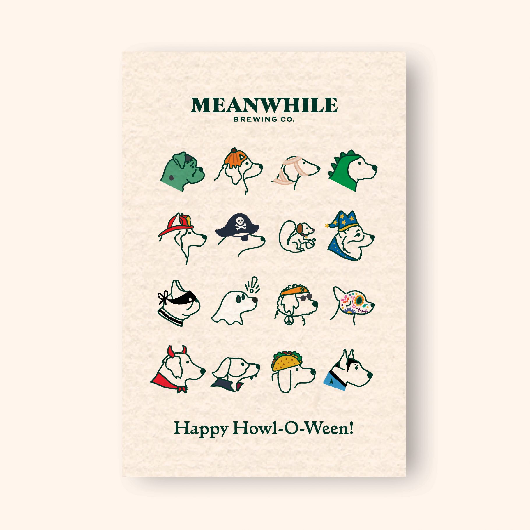 Howl-O-Ween Postcard