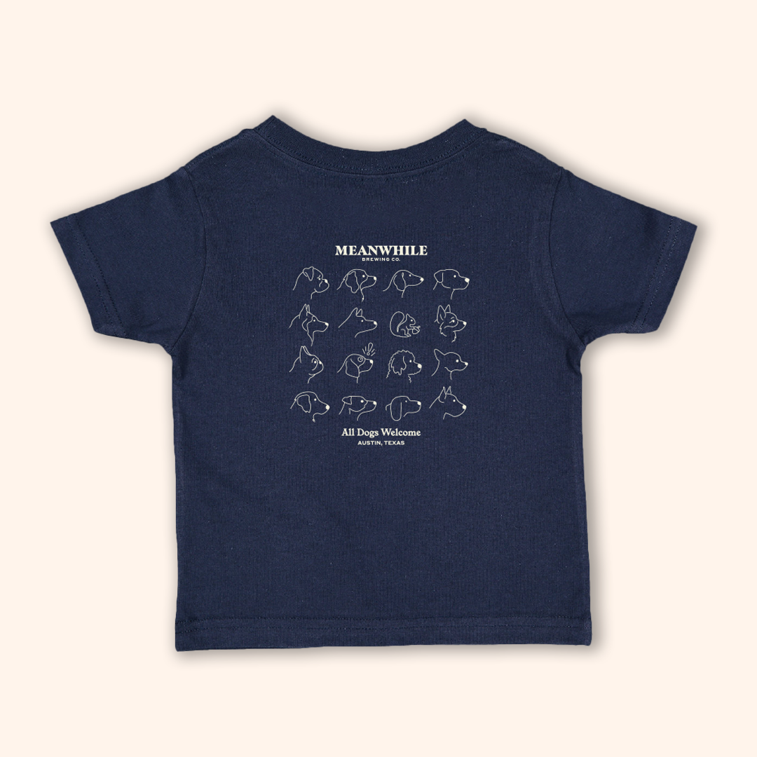 Toddler Tee - All Dogs Welcome