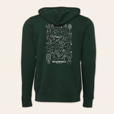 Meanwhile Doodle Zip Up