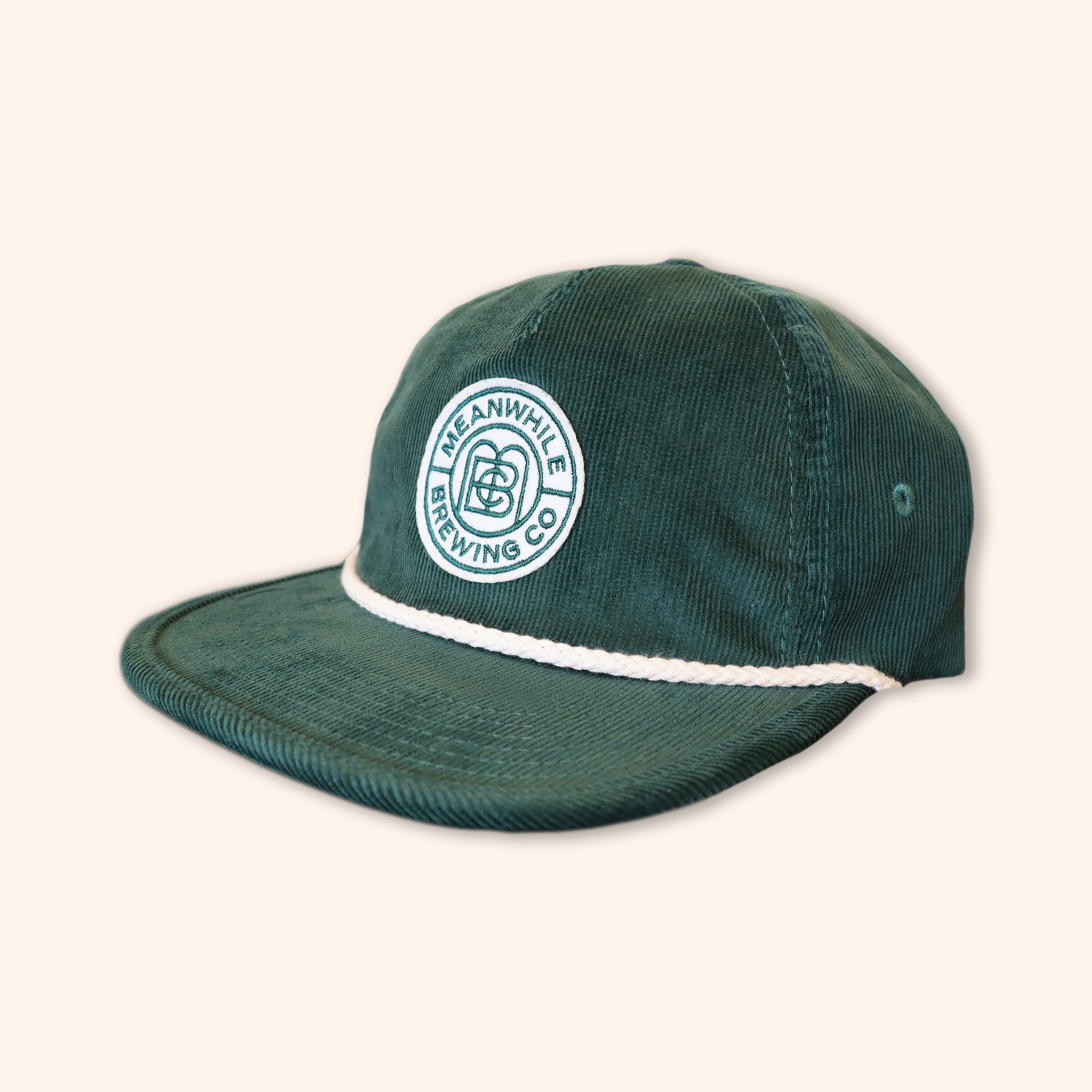 Green Corduroy Rope Hat