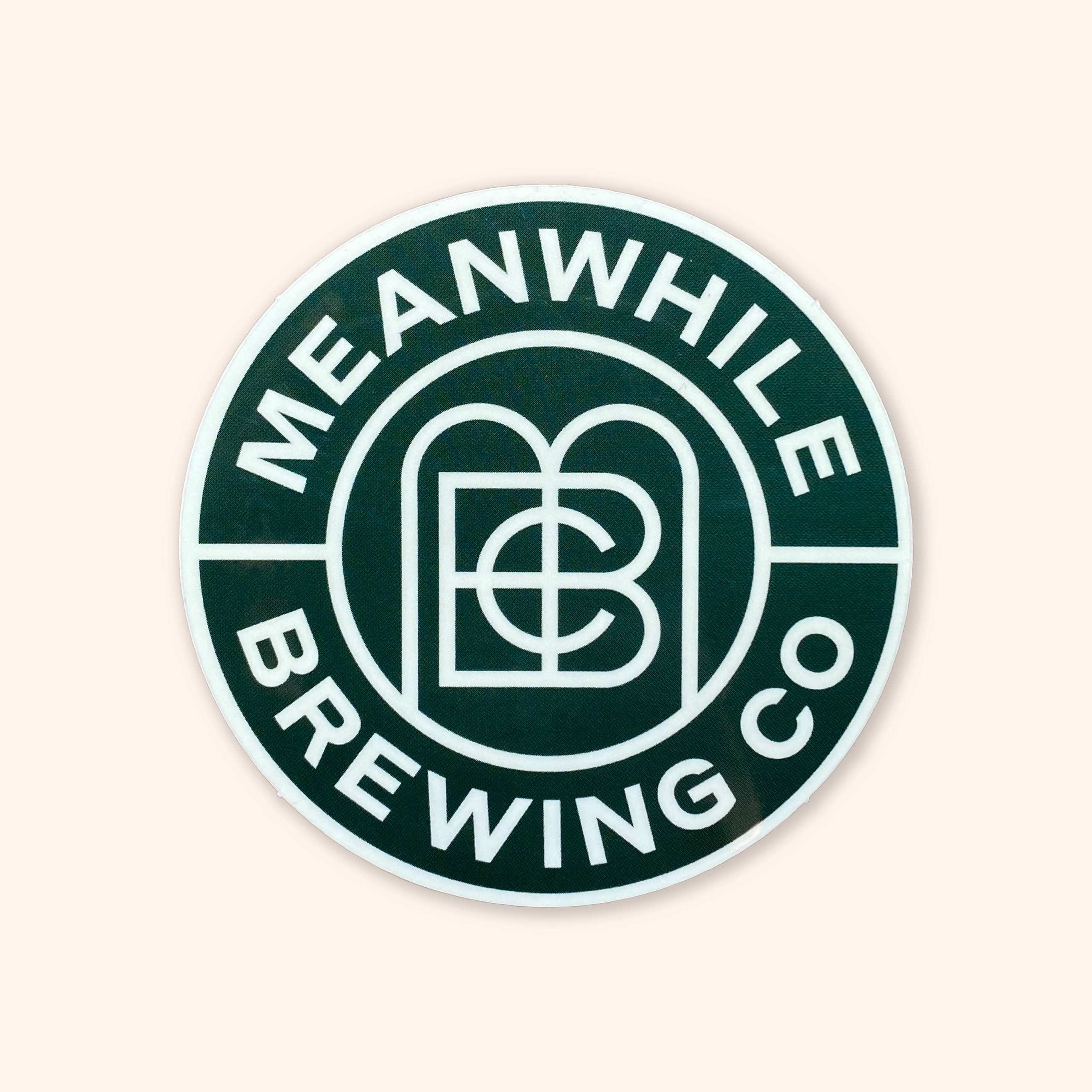 Green Logo Sticker – Meanwhile Brewing Co.