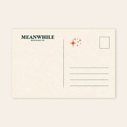 Greetings From Meanwhile Postcard