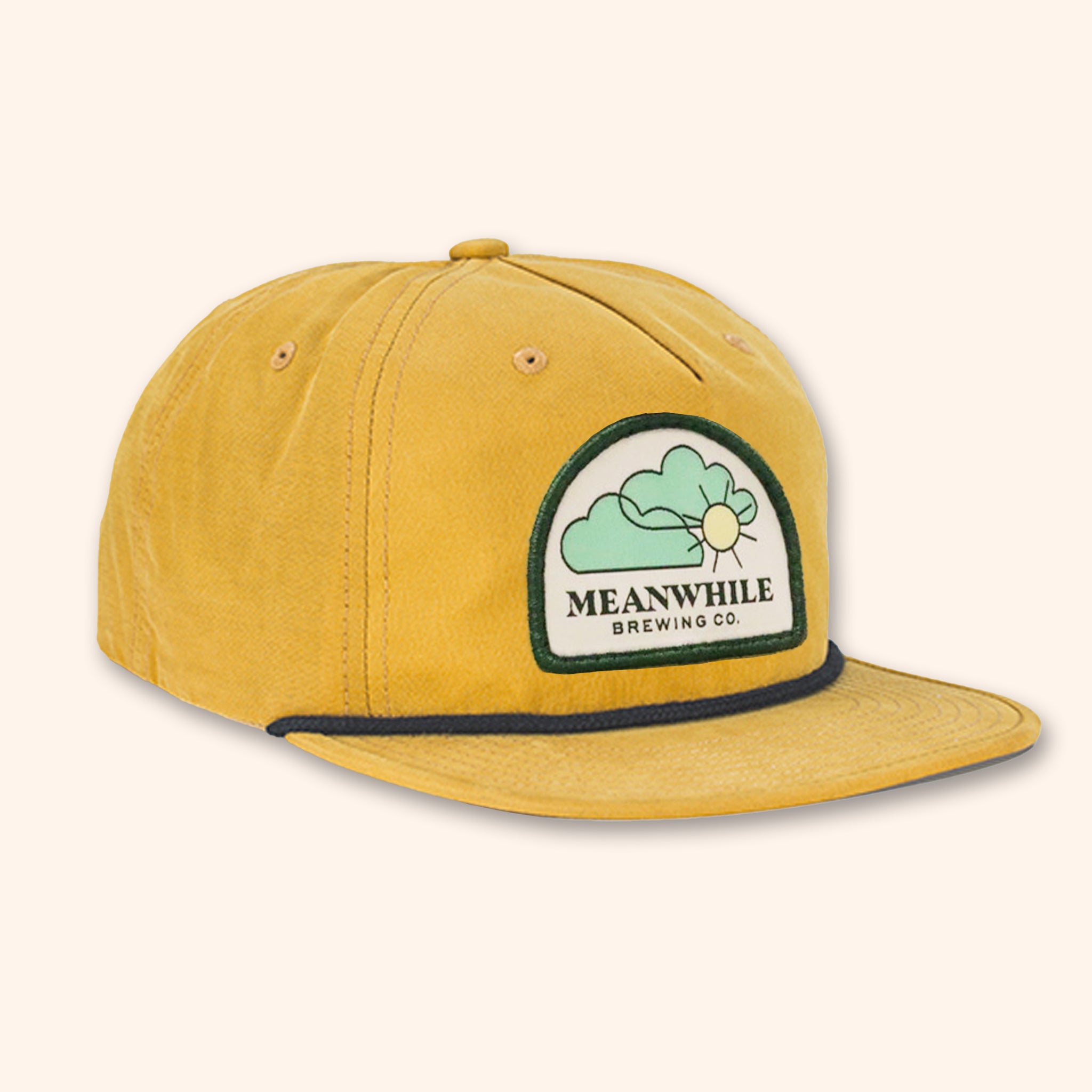 Sun & Clouds Hat - Yellow